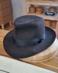 LEIFUR Adventure FEDORA | BEAVER HUNDRED | DARK BROWN COLOR LIMITED EDITION | WESTERN WEIGHT | SIZE 59, US 7 3/8 - Hufvud