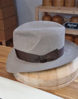 LEIFUR Adventure FEDORA | BEAVER HUNDRED | NATURAL COLOR LIMITED EDITION | WESTERN WEIGHT | SIZE 58, US 7 1/4 - Hufvud