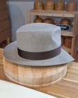 LEIFUR Adventure FEDORA | BEAVER HUNDRED | NATURAL COLOR LIMITED EDITION | WESTERN WEIGHT | SIZE 58, US 7 1/4 - Hufvud