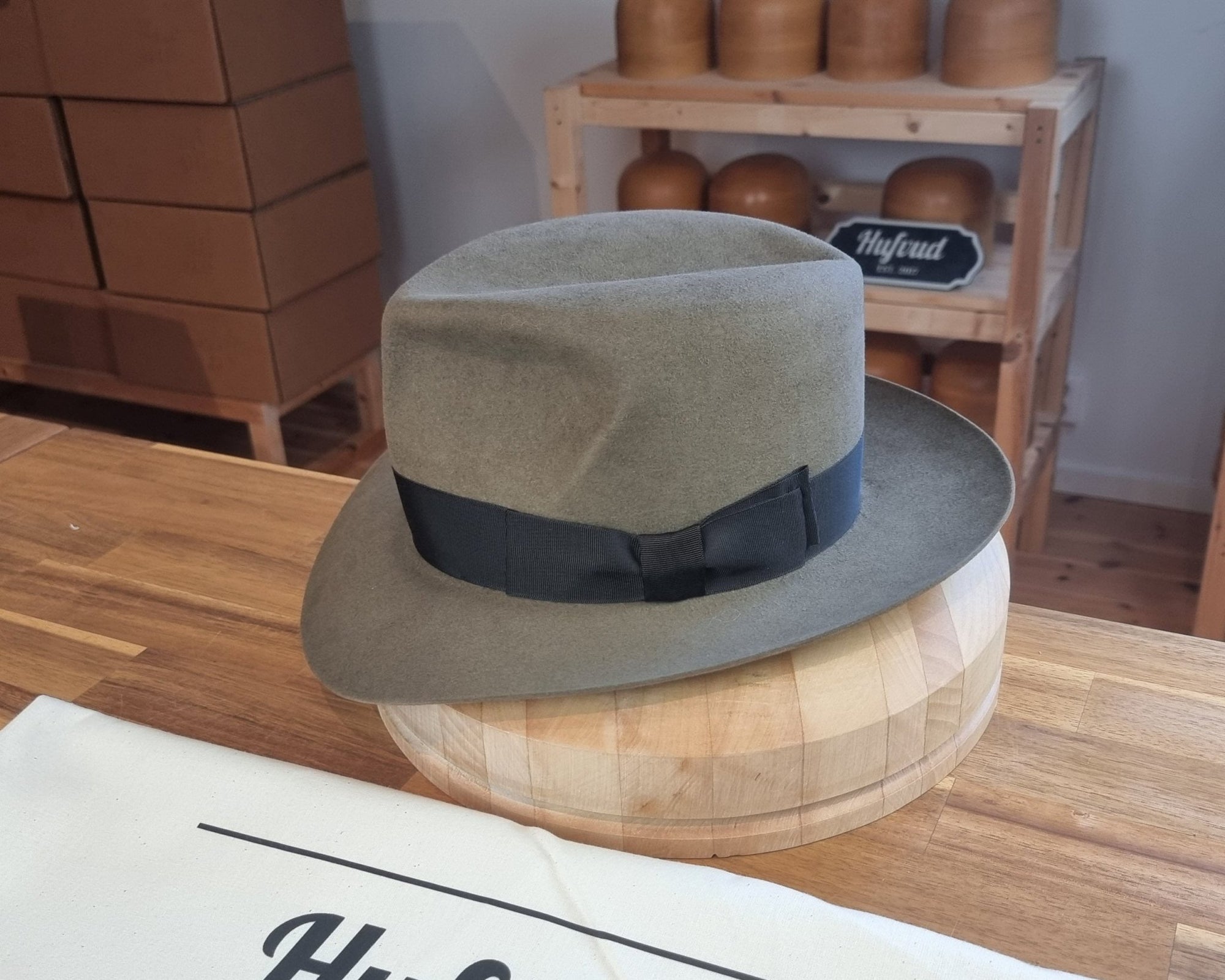 LEIFUR Adventure FEDORA | BEAVER HUNDRED | PECAN COLOR LIMITED EDITION | WESTERN WEIGHT | SIZE 58, US 7 1/4 - Hufvud