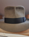 LEIFUR Adventure FEDORA | BEAVER HUNDRED | PECAN COLOR LIMITED EDITION | WESTERN WEIGHT | SIZE 58, US 7 1/4 - Hufvud
