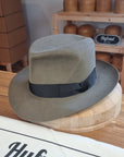 LEIFUR Adventure FEDORA | BEAVER HUNDRED | PECAN COLOR LIMITED EDITION | WESTERN WEIGHT | SIZE 58, US 7 1/4 - Hufvud