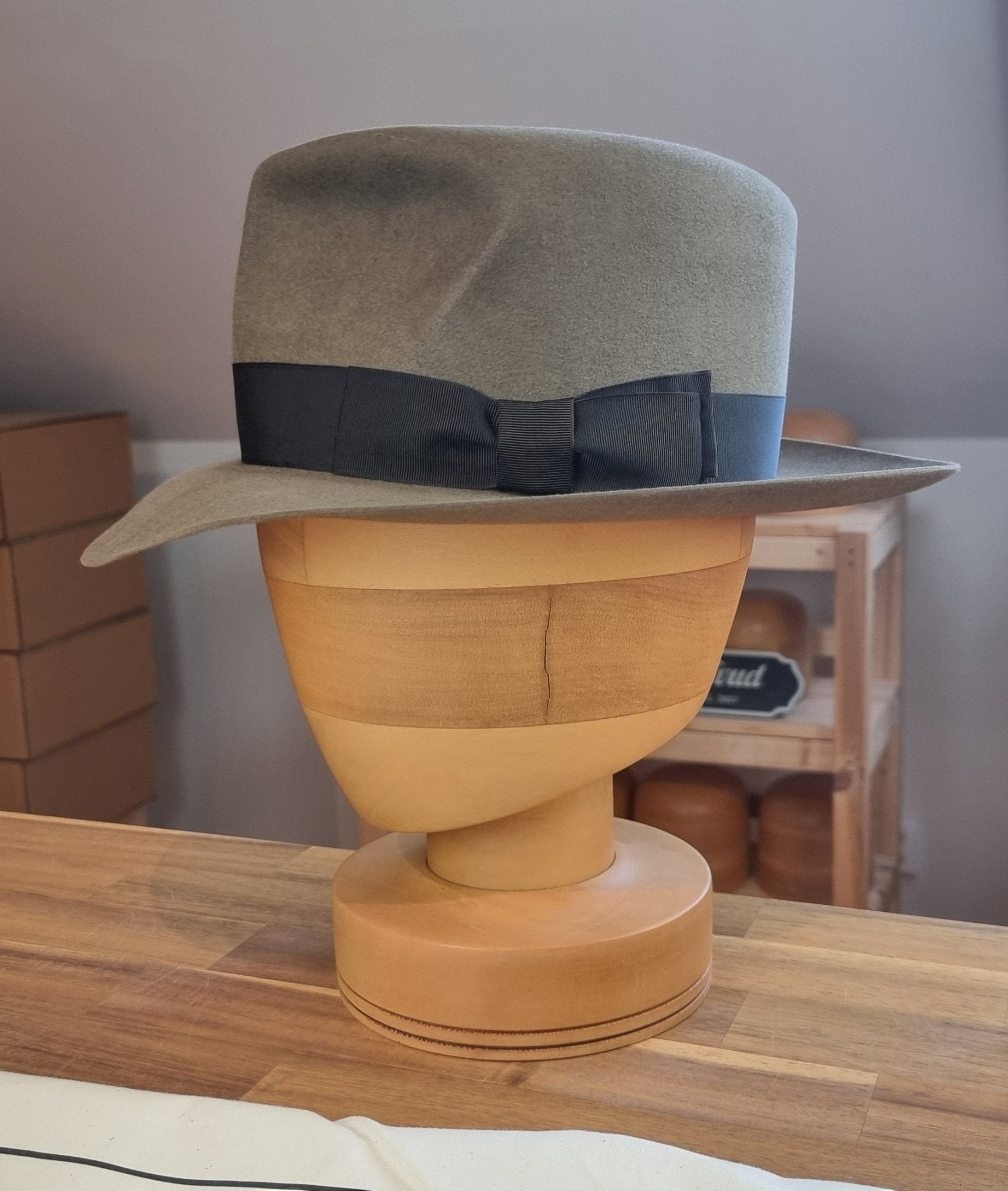 LEIFUR Adventure FEDORA | BEAVER HUNDRED | PECAN COLOR LIMITED EDITION | WESTERN WEIGHT | SIZE 58, US 7 1/4 - Hufvud