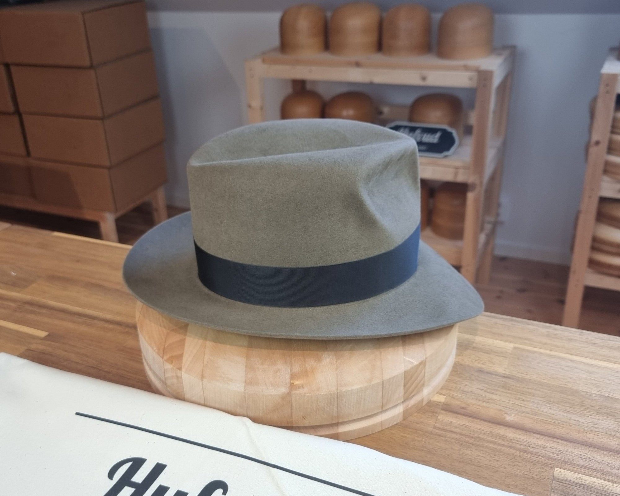 LEIFUR Adventure FEDORA | BEAVER HUNDRED | PECAN COLOR LIMITED EDITION | WESTERN WEIGHT | SIZE 58, US 7 1/4 - Hufvud