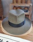 LEIFUR Adventure FEDORA | BEAVER HUNDRED | PECAN COLOR LIMITED EDITION | WESTERN WEIGHT | SIZE 58, US 7 1/4 - Hufvud
