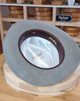LEIFUR Adventure FEDORA | RABBIT DELUXE WESTERN FELT | ASH GRAY COLOR | SIZE 60, US 7 1/2