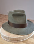 LEIFUR Adventure FEDORA | WESTERN 50X BEAVER BLEND | PECAN COLOR | SIZE 61, US 7 5/8
