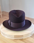LEIFUR FEDORA | 100X BEAVER | OXBLOOD | SIZE 58, US 7 1/4