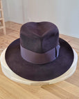 LEIFUR FEDORA | 100X BEAVER | OXBLOOD | SIZE 58, US 7 1/4