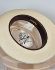 LEIFUR FEDORA | HAND WOVEN ECUADORIAN STRAW | NATURAL COLOR | SIZE 60, US 7 1/2