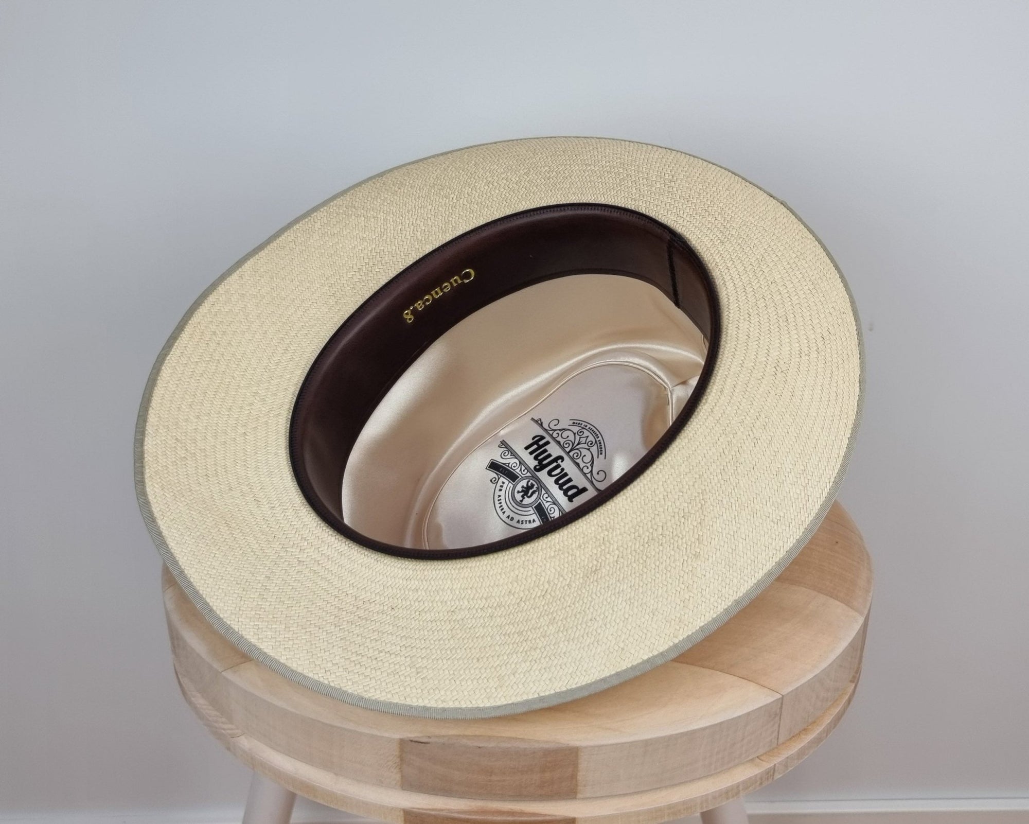 LEIFUR FEDORA | HAND WOVEN ECUADORIAN STRAW | NATURAL COLOR | SIZE 60, US 7 1/2