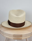 LEIFUR FEDORA | HAND WOVEN ECUADORIAN STRAW | NATURAL COLOR | SIZE 60, US 7 1/2
