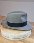 LEIFUR FEDORA | STONE | RABBIT & HARE DELUXE BLEND | SIZE 58, US 7 1/4
