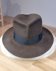 LEIFUR Lucky FEDORA | 100X BEAVER | SABLE BROWN | US 7 1/2, EU 60