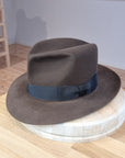LEIFUR Lucky FEDORA | 100X BEAVER | SABLE BROWN | US 7 1/2, EU 60