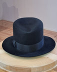 LEIFUR Lucky FEDORA | 50X BEAVER BLEND | BLACK | SIZE 56, US 7
