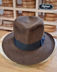 LEIFUR Lucky FEDORA | 50X BEAVER BLEND | SABLE BROWN | SIZE 58, US 7 1/4