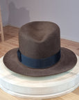 LEIFUR Lucky FEDORA | 50X BEAVER BLEND | SABLE BROWN | SIZE 59, US 7 3/8