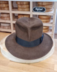 LEIFUR Lucky FEDORA | 50X BEAVER BLEND | SABLE BROWN | SIZE 59, US 7 3/8