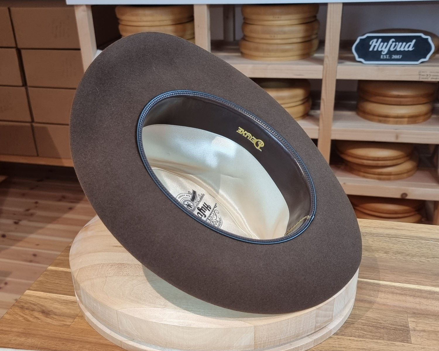 LEIFUR Lucky FEDORA | RABBIT &amp; HARE DELUXE BLEND | MULTIPLE SIZE AVAILABLE - Hufvud