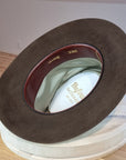 LEIFUR Lucky FEDORA | SABLE BROWN | 100X BEAVER | SIZE 59, US 7 3/8