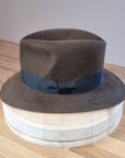 LEIFUR Lucky FEDORA | SABLE BROWN | 100X BEAVER | SIZE 59, US 7 3/8