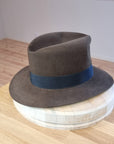 LEIFUR Lucky FEDORA | SABLE BROWN | 100X BEAVER | SIZE 59, US 7 3/8