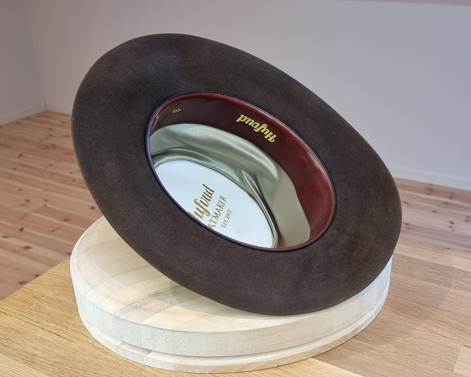 LEIFUR Lucky FEDORA | SABLE BROWN | 100X BEAVER | SIZE 59, US 7 3/8