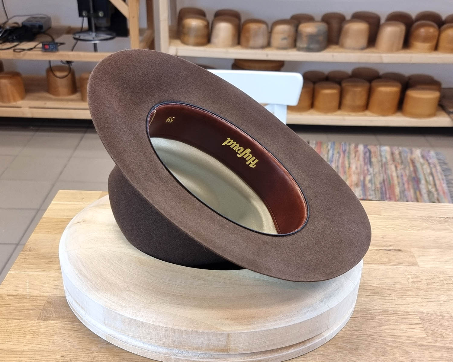 LEIFUR Lucky FEDORA | SABLE BROWN | 30X BEAVER BLEND | SIZE 59, US 7 3/8