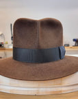 LEIFUR Lucky FEDORA | SABLE BROWN | 30X BEAVER BLEND | SIZE 59, US 7 3/8