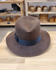 LEIFUR Lucky FEDORA | SABLE BROWN | 30X BEAVER BLEND | SIZE 60, US 7 1/2