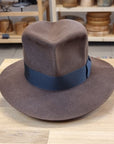 LEIFUR Lucky FEDORA | SABLE BROWN | 30X BEAVER BLEND | SIZE 60, US 7 1/2