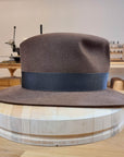 LEIFUR Lucky FEDORA | SABLE BROWN | 50X BEAVER BLEND | SIZE 58, US 7 1/4