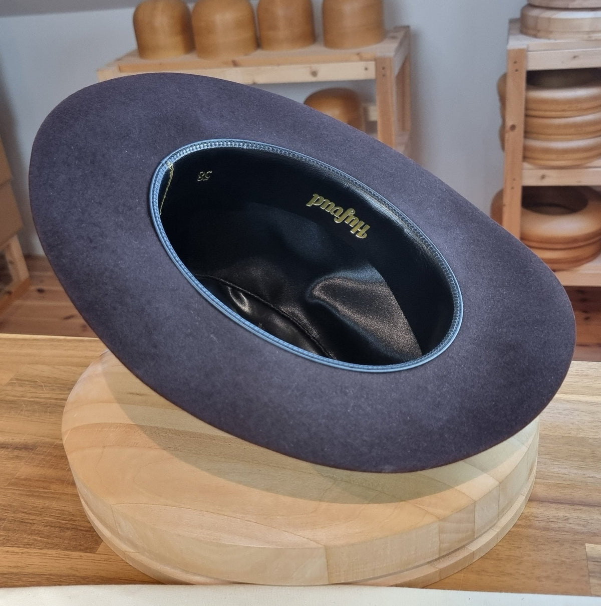 LEIFUR Raven Crown FEDORA | BEAVER FIFTY | OXBLOOD COLOR | MULTIPLE SIZE AVAILABLE - Hufvud
