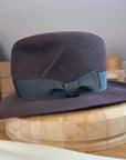 LEIFUR Raven Crown FEDORA | BEAVER FIFTY | OXBLOOD COLOR | MULTIPLE SIZE AVAILABLE - Hufvud