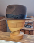 LEIFUR Raven Crown FEDORA | RABBIT & HARE DELUXE BLEND | MULTIPLE SIZE AVAILABLE - Hufvud