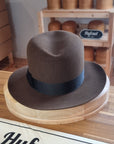 LEIFUR Raven Crown FEDORA | RABBIT & HARE DELUXE BLEND | MULTIPLE SIZE AVAILABLE - Hufvud