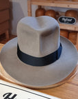 LEIFUR Raven Crown FEDORA | RABBIT & HARE DELUXE BLEND | MULTIPLE SIZE AVAILABLE - Hufvud