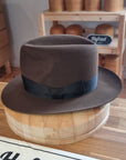 LEIFUR Raven Crown FEDORA | RABBIT & HARE DELUXE BLEND | MULTIPLE SIZE AVAILABLE - Hufvud