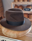LEIFUR Raven Crown FEDORA | RABBIT & HARE DELUXE BLEND | MULTIPLE SIZE AVAILABLE - Hufvud