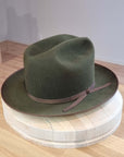 OPEN ROAD HAT | RABBIT & HARE DELUXE BLEND | MOSS GREEN COLOR | SIZE 59, US 7 3/8
