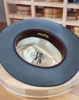 PLAYBOY FEDORA | BEAVER HUNDRED | EMERALD GRAY COLOR | SIZE 57, US 7 1/8