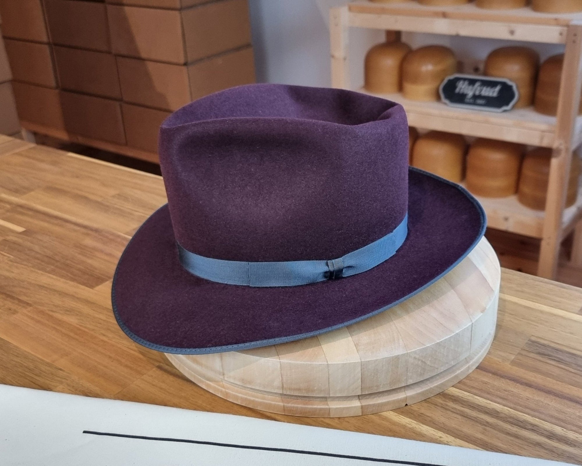 PLAYBOY FEDORA | RABBIT & HARE DELUXE BLEND | MULTIPLE SIZES AVAILABLE - Hufvud