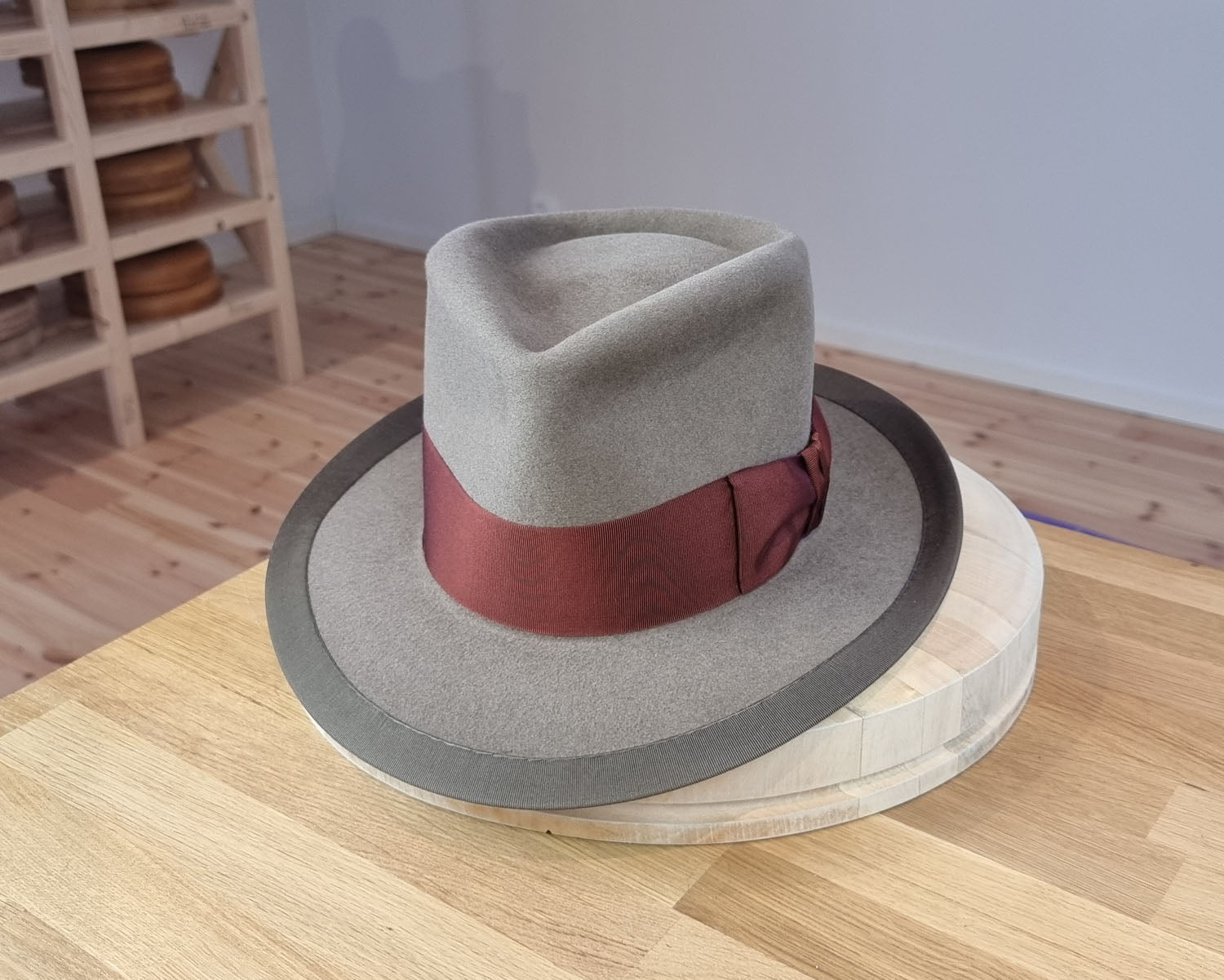 RAGNAR FEDORA | 50X BEAVER BLEND | WHISKEY COLOR |  SIZE 58, US 7 1/4