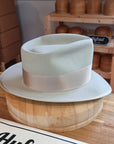 RAGNAR FEDORA | RABBIT & HARE DELUXE BLEND FELT | SILVERBELLY COLOR | MULTIPLE SIZE AVAILABLE - Hufvud