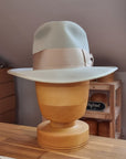 RAGNAR FEDORA | RABBIT & HARE DELUXE BLEND FELT | SILVERBELLY COLOR | MULTIPLE SIZE AVAILABLE - Hufvud