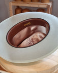 RAGNAR FEDORA | RABBIT & HARE DELUXE BLEND FELT | SILVERBELLY COLOR | MULTIPLE SIZE AVAILABLE - Hufvud