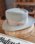 RAGNAR FEDORA | RABBIT & HARE DELUXE BLEND FELT | SILVERBELLY COLOR | MULTIPLE SIZE AVAILABLE - Hufvud