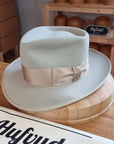 RAGNAR FEDORA | RABBIT & HARE DELUXE BLEND FELT | SILVERBELLY COLOR | MULTIPLE SIZE AVAILABLE - Hufvud