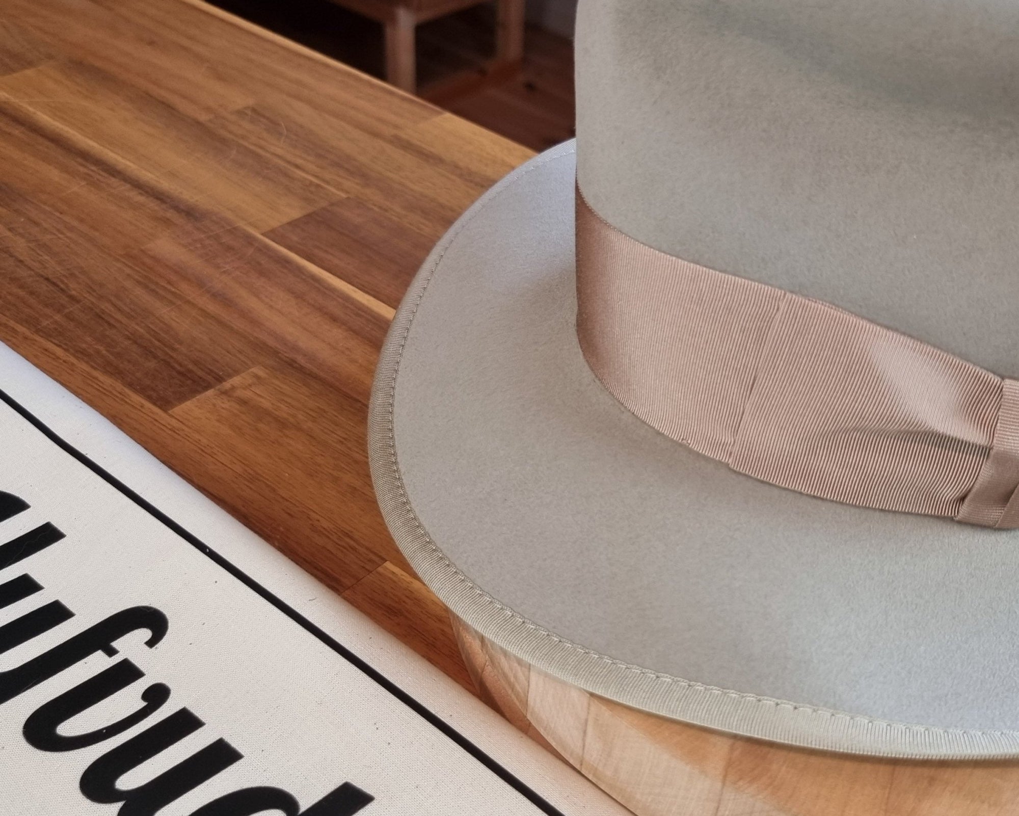 RAGNAR FEDORA | RABBIT &amp; HARE DELUXE BLEND FELT | SILVERBELLY COLOR | MULTIPLE SIZE AVAILABLE - Hufvud